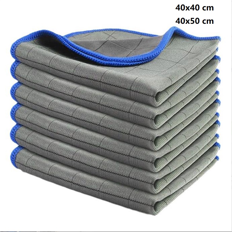 Golf Towel - คาร์บอนไฟเบอร์ผ้าทําความสะอาดรถยนต์ผ้าเช็ดตัว Lint ฟรีกระจกผ้าขัดหน้าต่างรถ/ครัวเรือน Universal Clean Ra