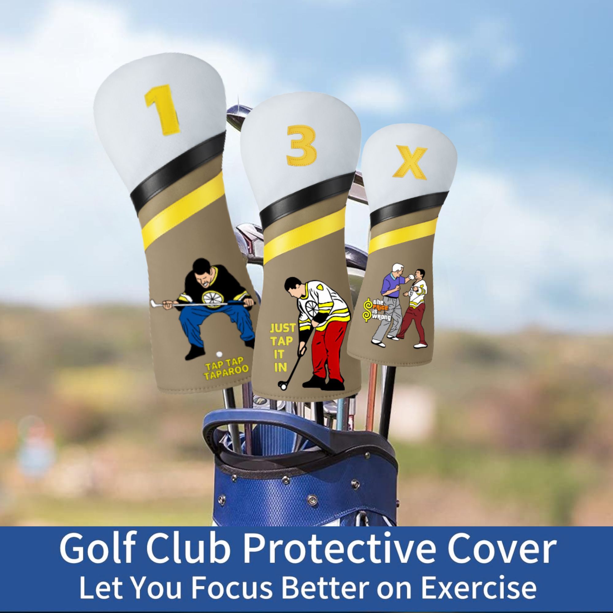 ปลอกคลุมไม้กอล์ฟลายตลกๆ สำหรับ - Golf Putter บทวิจารณ์และราคา